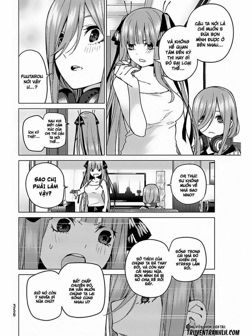 Truyện Tranh Nhà Có 5 Nàng Dâu - Gotoubun No Hanayome trang 6