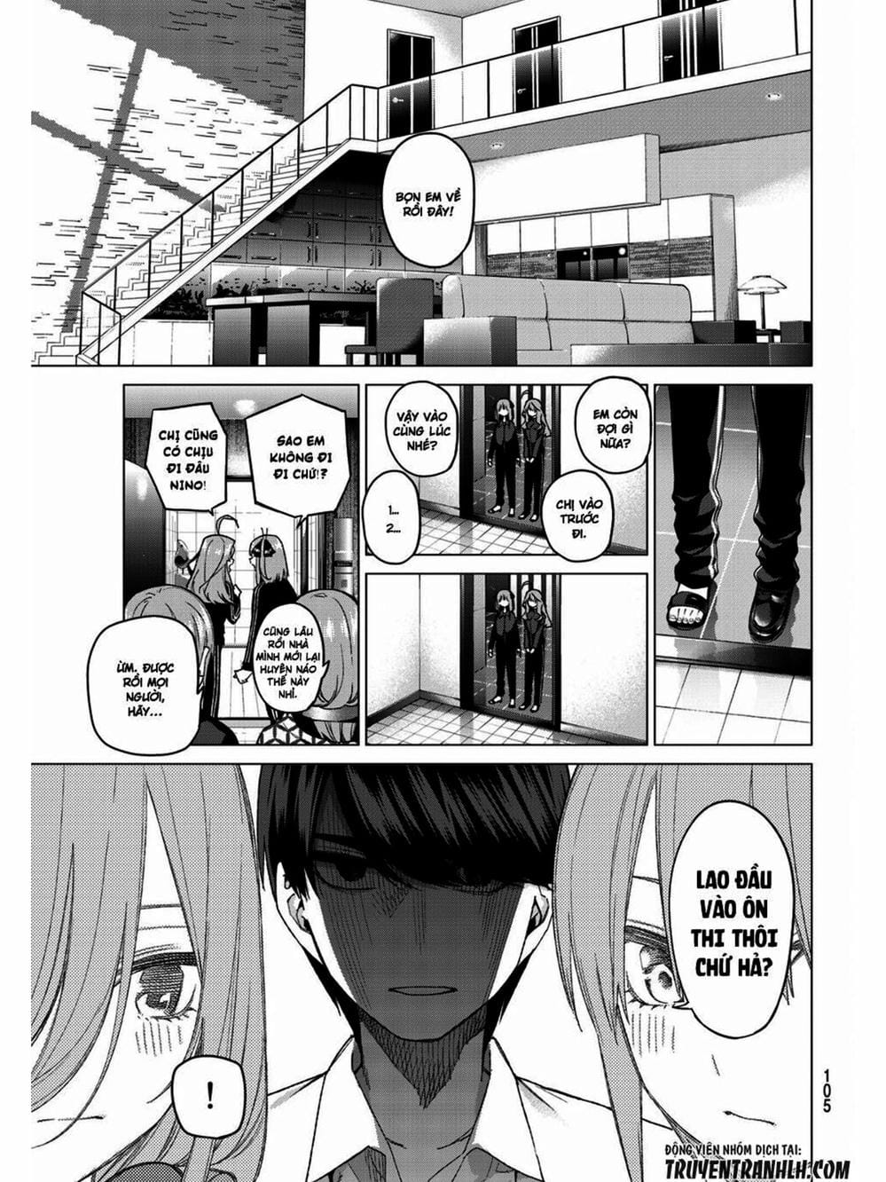 Truyện Tranh Nhà Có 5 Nàng Dâu - Gotoubun No Hanayome trang 6