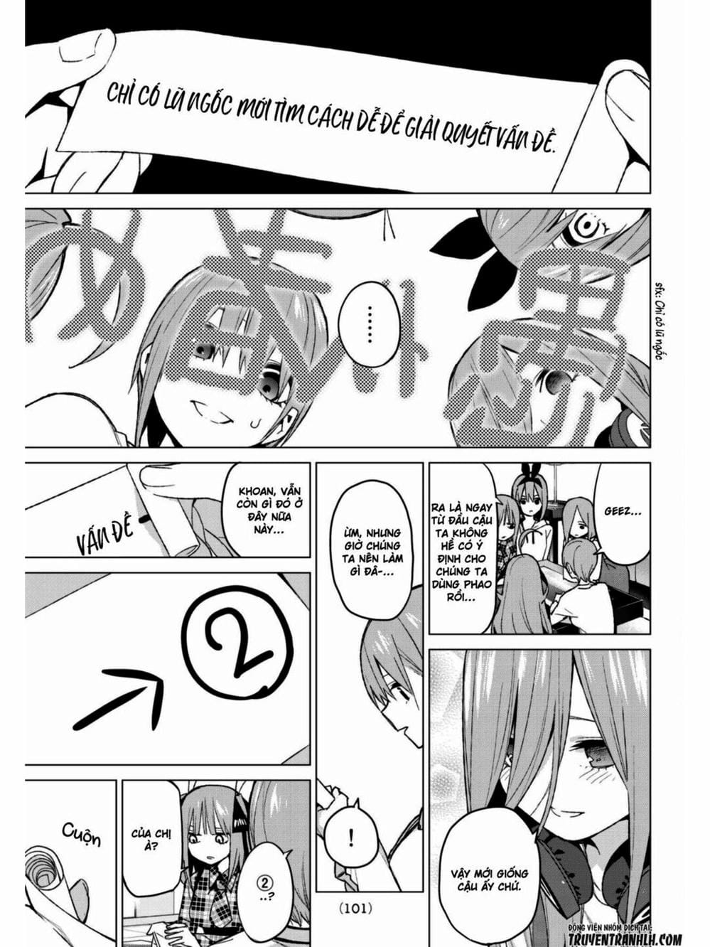 Truyện Tranh Nhà Có 5 Nàng Dâu - Gotoubun No Hanayome trang 6