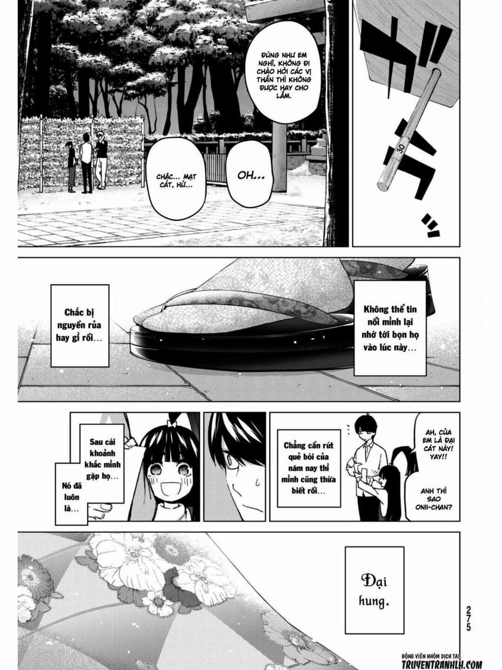 Truyện Tranh Nhà Có 5 Nàng Dâu - Gotoubun No Hanayome trang 6