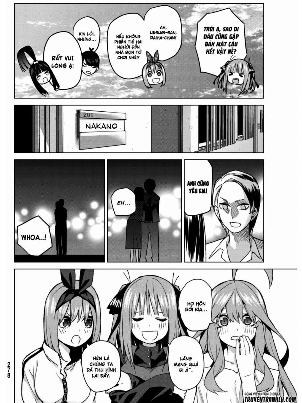 Truyện Tranh Nhà Có 5 Nàng Dâu - Gotoubun No Hanayome trang 6