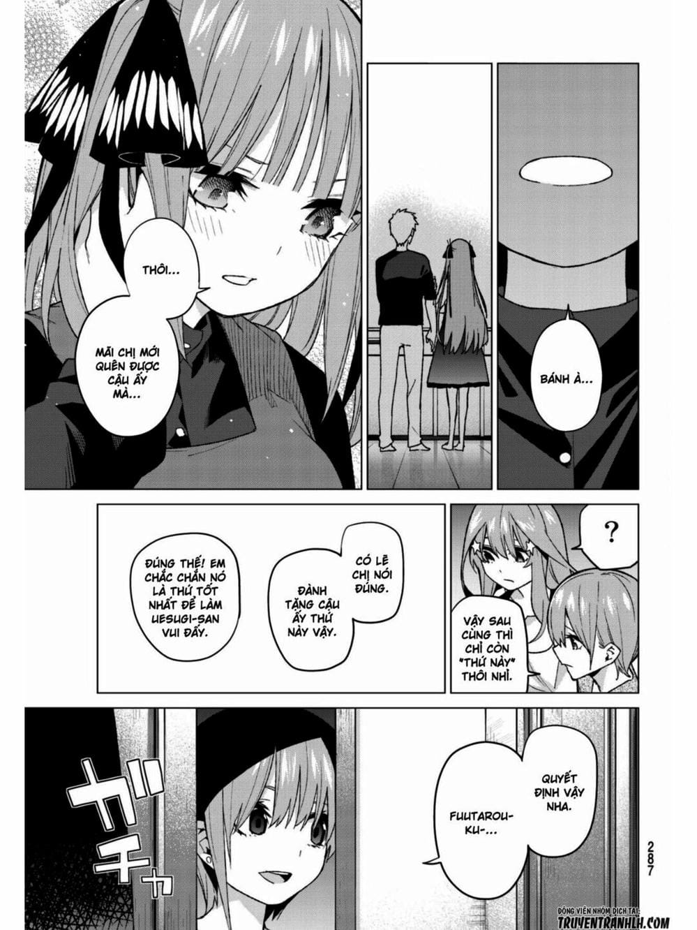 Truyện Tranh Nhà Có 5 Nàng Dâu - Gotoubun No Hanayome trang 6