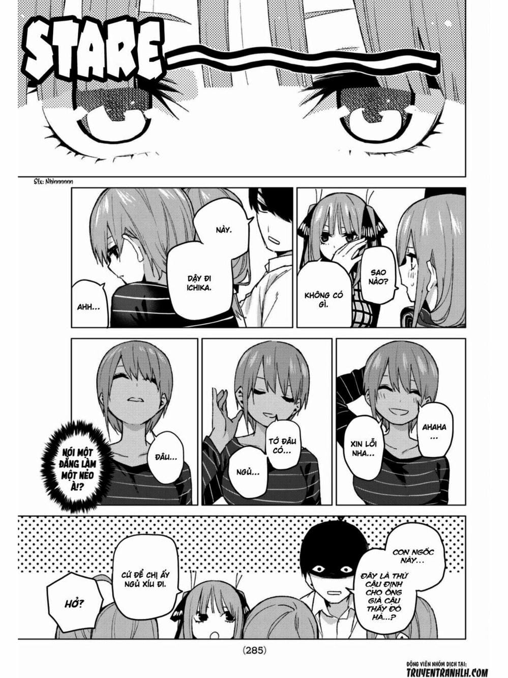 Truyện Tranh Nhà Có 5 Nàng Dâu - Gotoubun No Hanayome trang 6