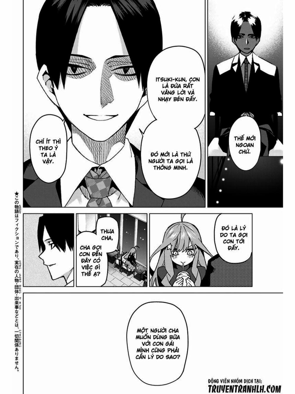 Truyện Tranh Nhà Có 5 Nàng Dâu - Gotoubun No Hanayome trang 6