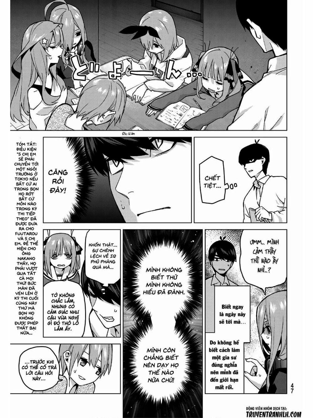 Truyện Tranh Nhà Có 5 Nàng Dâu - Gotoubun No Hanayome trang 6