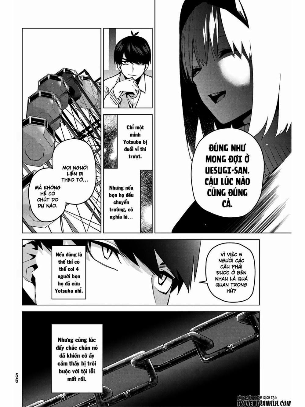 Truyện Tranh Nhà Có 5 Nàng Dâu - Gotoubun No Hanayome trang 6