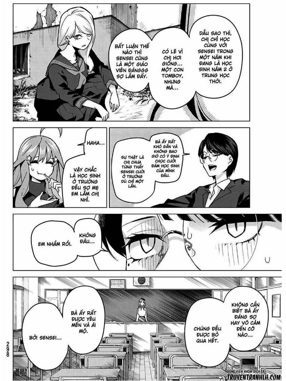 Truyện Tranh Nhà Có 5 Nàng Dâu - Gotoubun No Hanayome trang 6