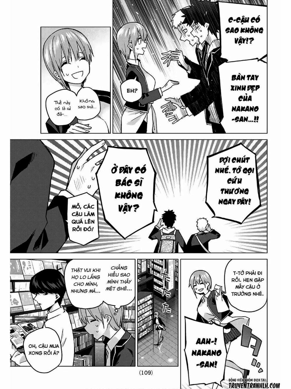 Truyện Tranh Nhà Có 5 Nàng Dâu - Gotoubun No Hanayome trang 6