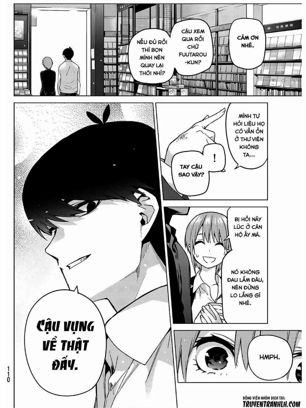 Truyện Tranh Nhà Có 5 Nàng Dâu - Gotoubun No Hanayome trang 6