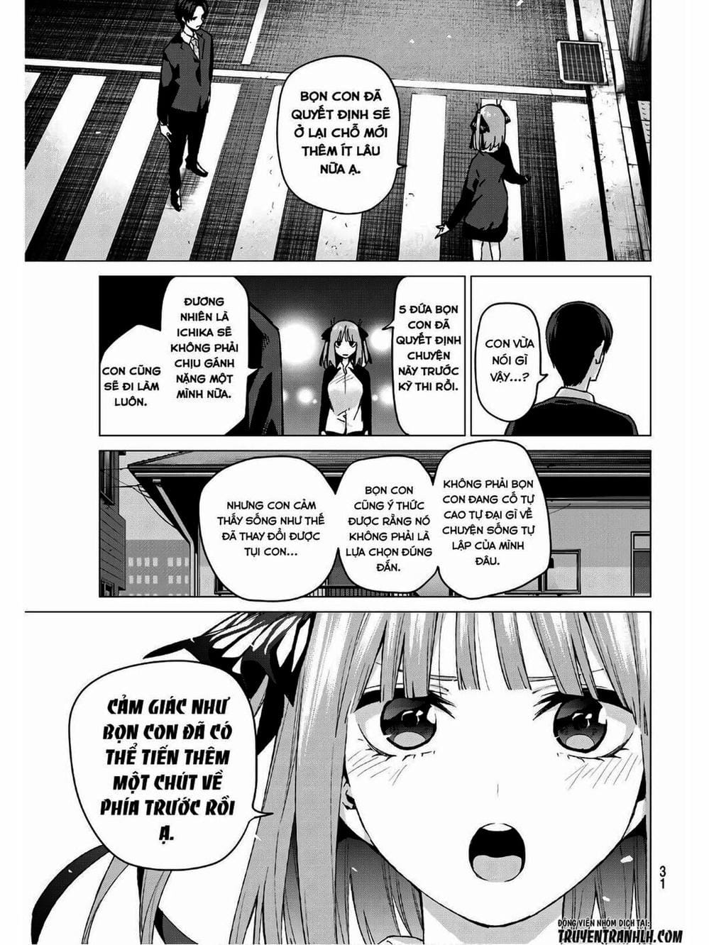 Truyện Tranh Nhà Có 5 Nàng Dâu - Gotoubun No Hanayome trang 6