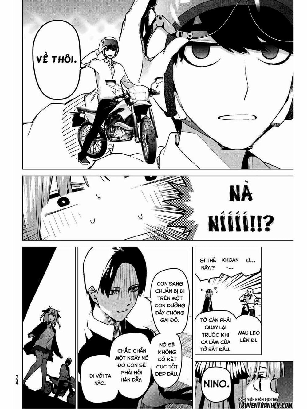 Truyện Tranh Nhà Có 5 Nàng Dâu - Gotoubun No Hanayome trang 6