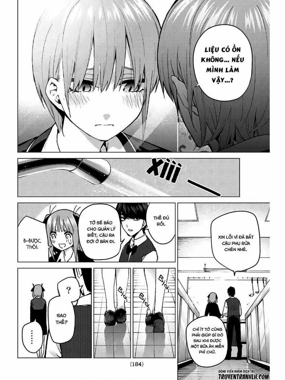 Truyện Tranh Nhà Có 5 Nàng Dâu - Gotoubun No Hanayome trang 6