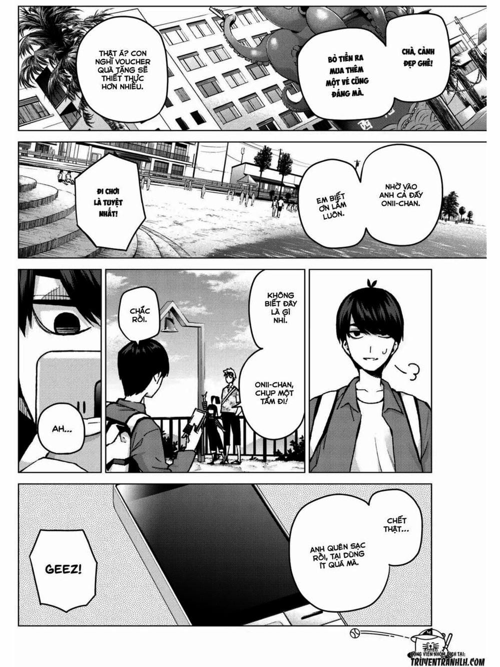 Truyện Tranh Nhà Có 5 Nàng Dâu - Gotoubun No Hanayome trang 6