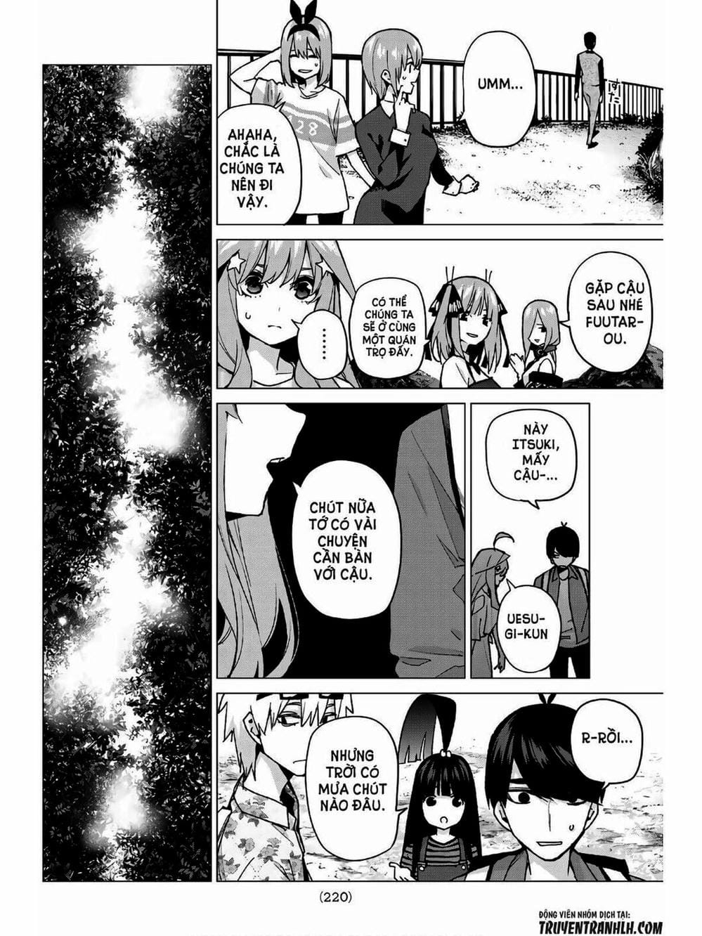 Truyện Tranh Nhà Có 5 Nàng Dâu - Gotoubun No Hanayome trang 6