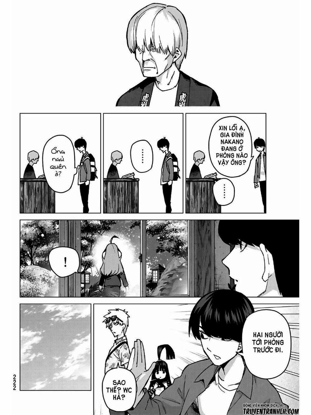 Truyện Tranh Nhà Có 5 Nàng Dâu - Gotoubun No Hanayome trang 6