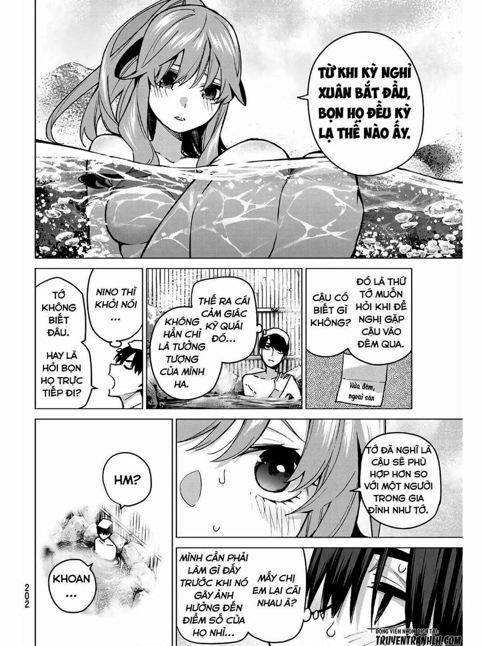 Truyện Tranh Nhà Có 5 Nàng Dâu - Gotoubun No Hanayome trang 6