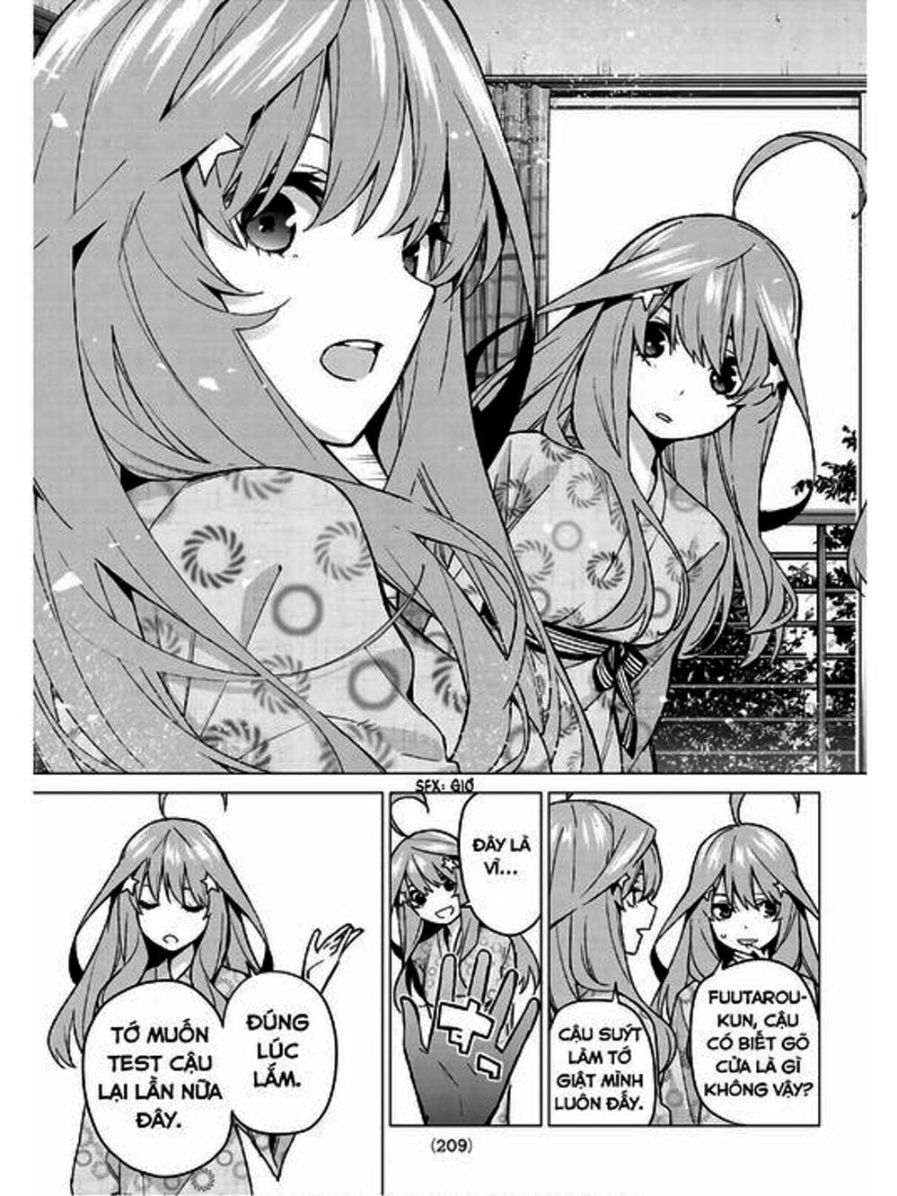 Truyện Tranh Nhà Có 5 Nàng Dâu - Gotoubun No Hanayome trang 6