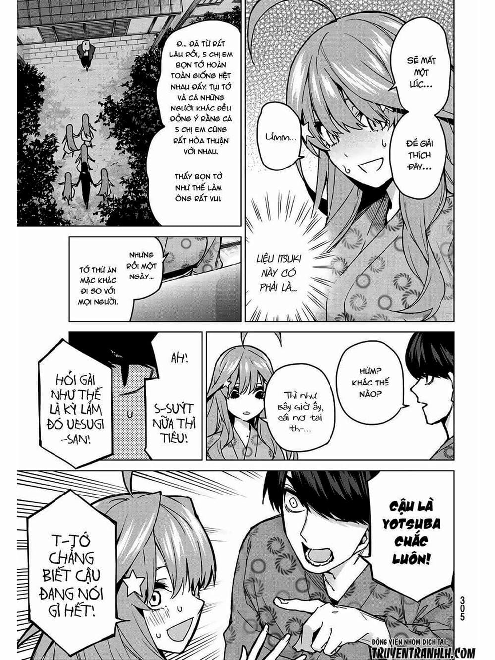 Truyện Tranh Nhà Có 5 Nàng Dâu - Gotoubun No Hanayome trang 6