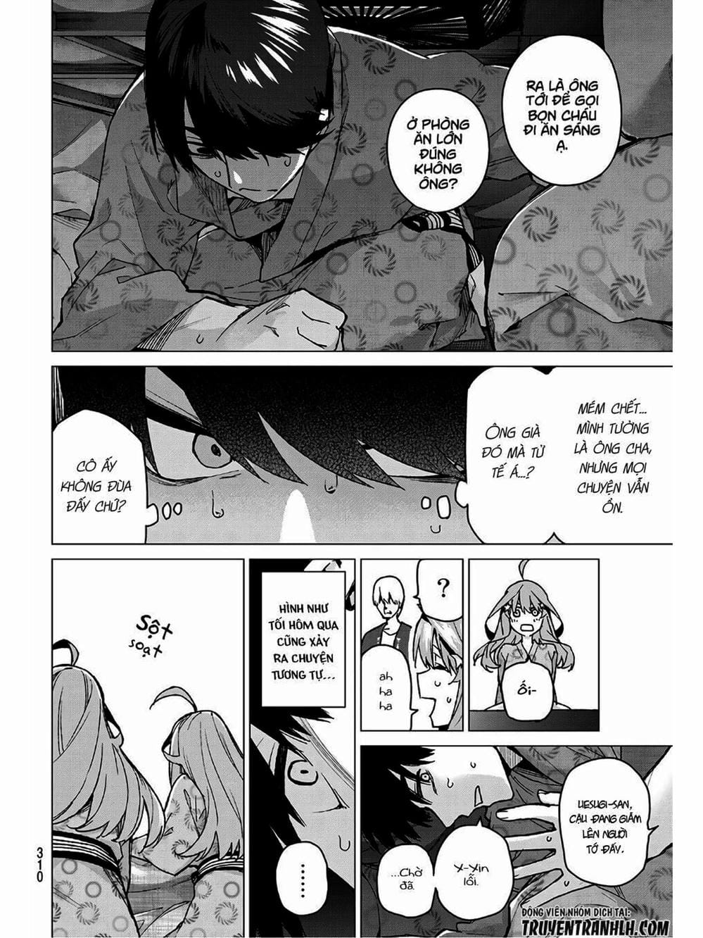 Truyện Tranh Nhà Có 5 Nàng Dâu - Gotoubun No Hanayome trang 6