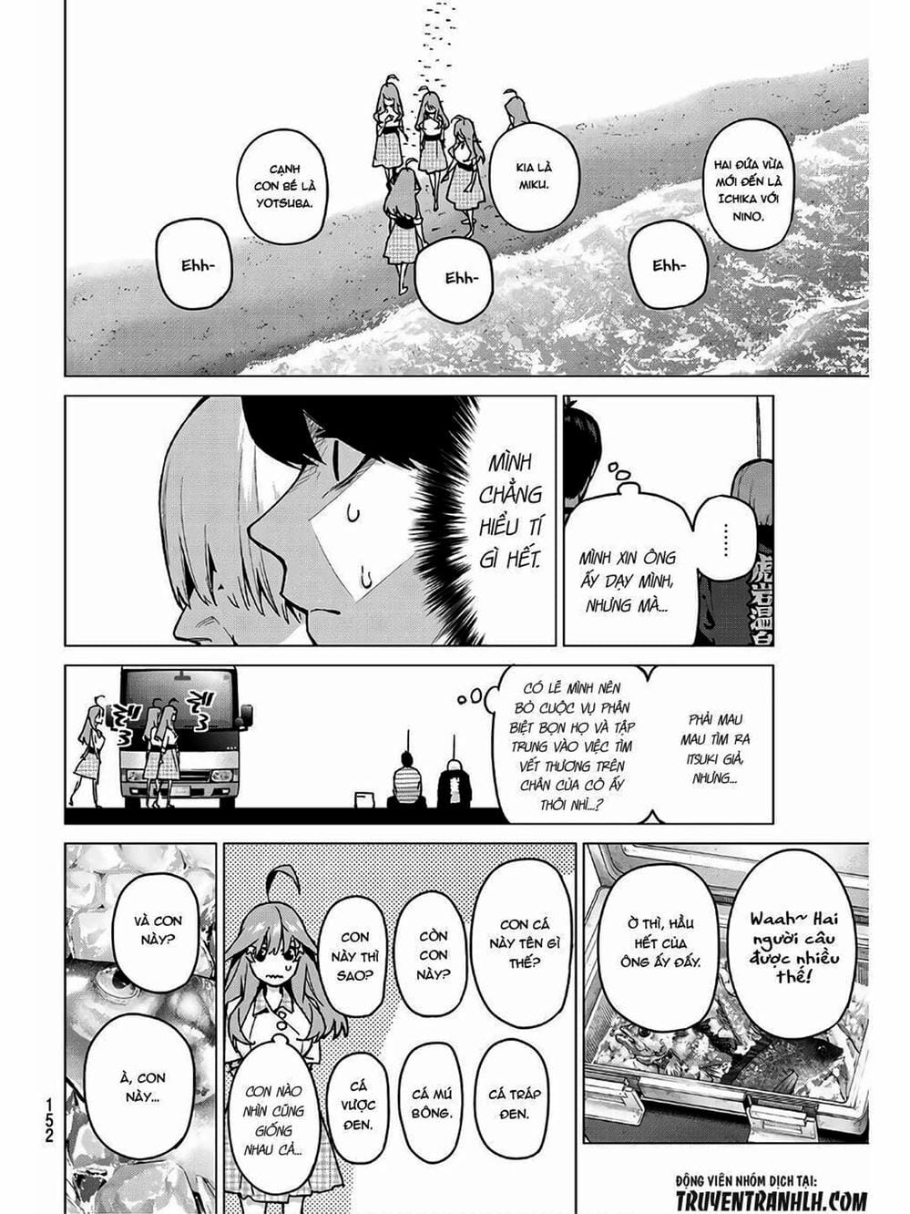 Truyện Tranh Nhà Có 5 Nàng Dâu - Gotoubun No Hanayome trang 6