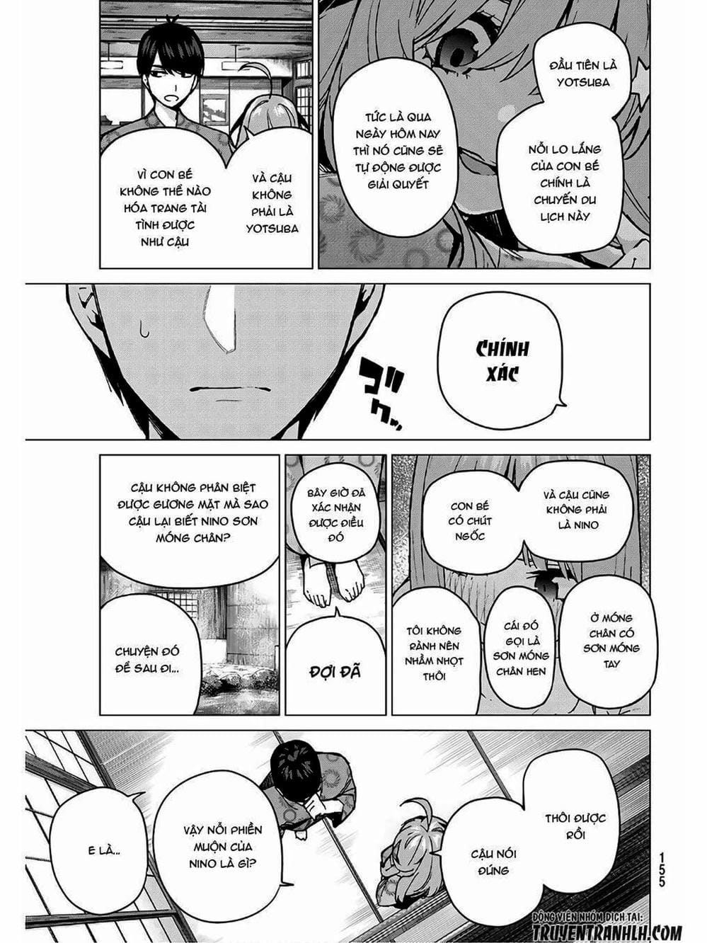 Truyện Tranh Nhà Có 5 Nàng Dâu - Gotoubun No Hanayome trang 6