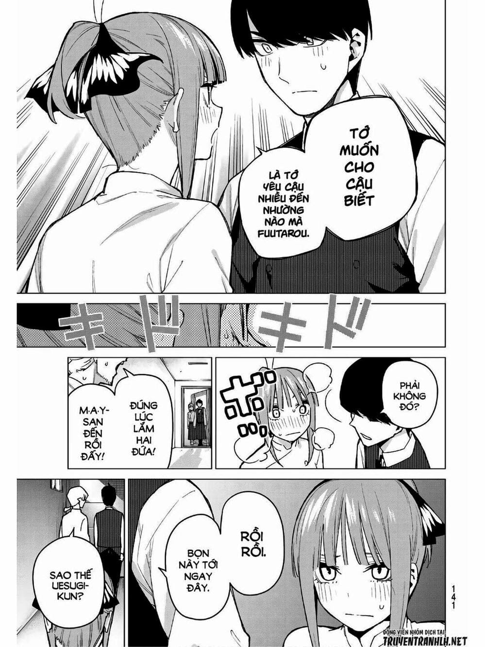 Truyện Tranh Nhà Có 5 Nàng Dâu - Gotoubun No Hanayome trang 6