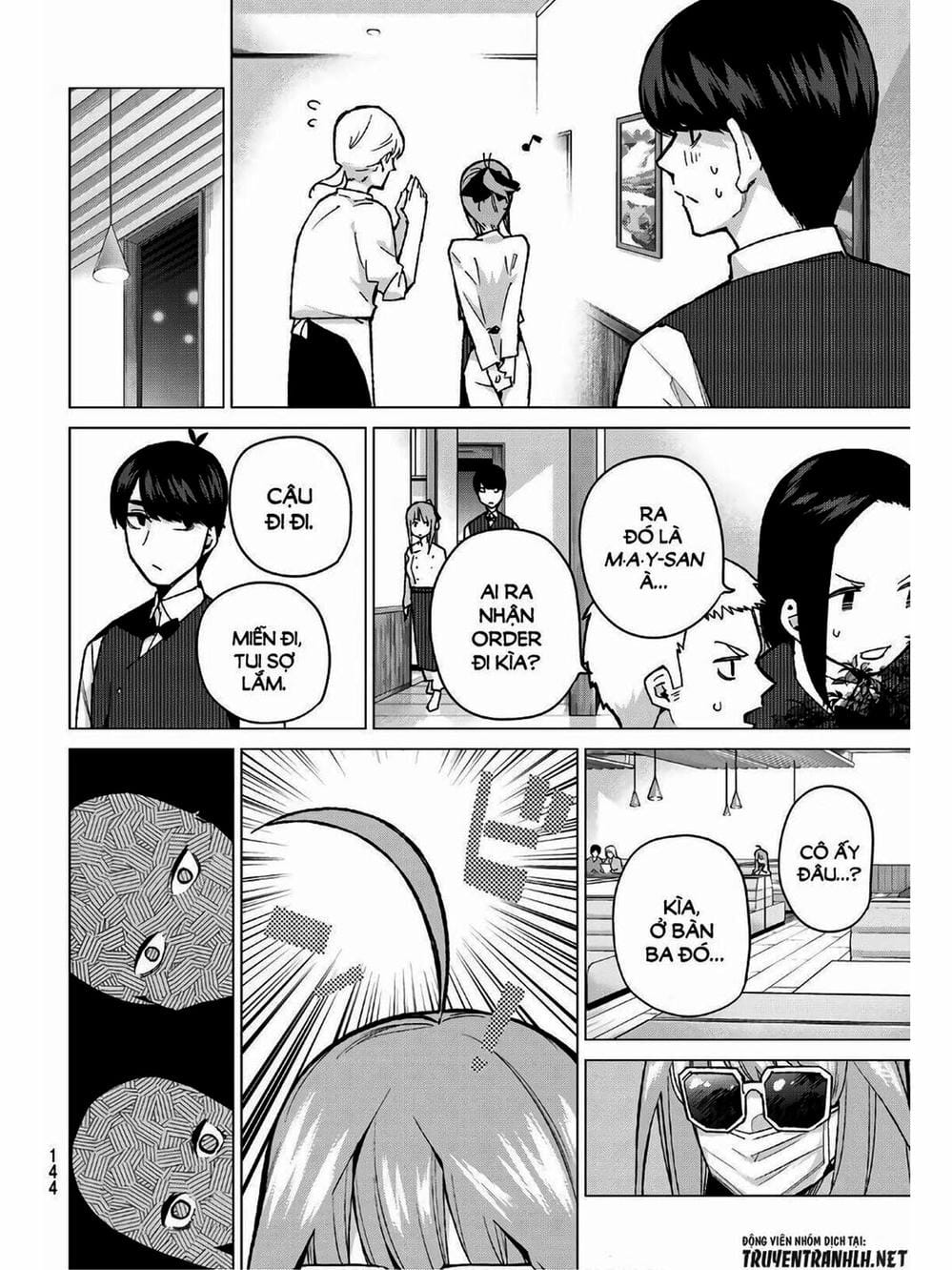 Truyện Tranh Nhà Có 5 Nàng Dâu - Gotoubun No Hanayome trang 6