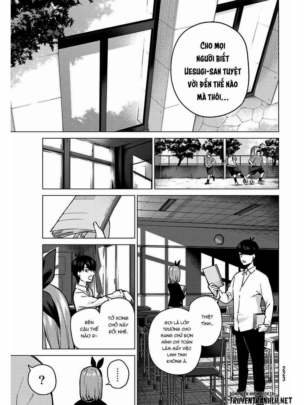 Truyện Tranh Nhà Có 5 Nàng Dâu - Gotoubun No Hanayome trang 6