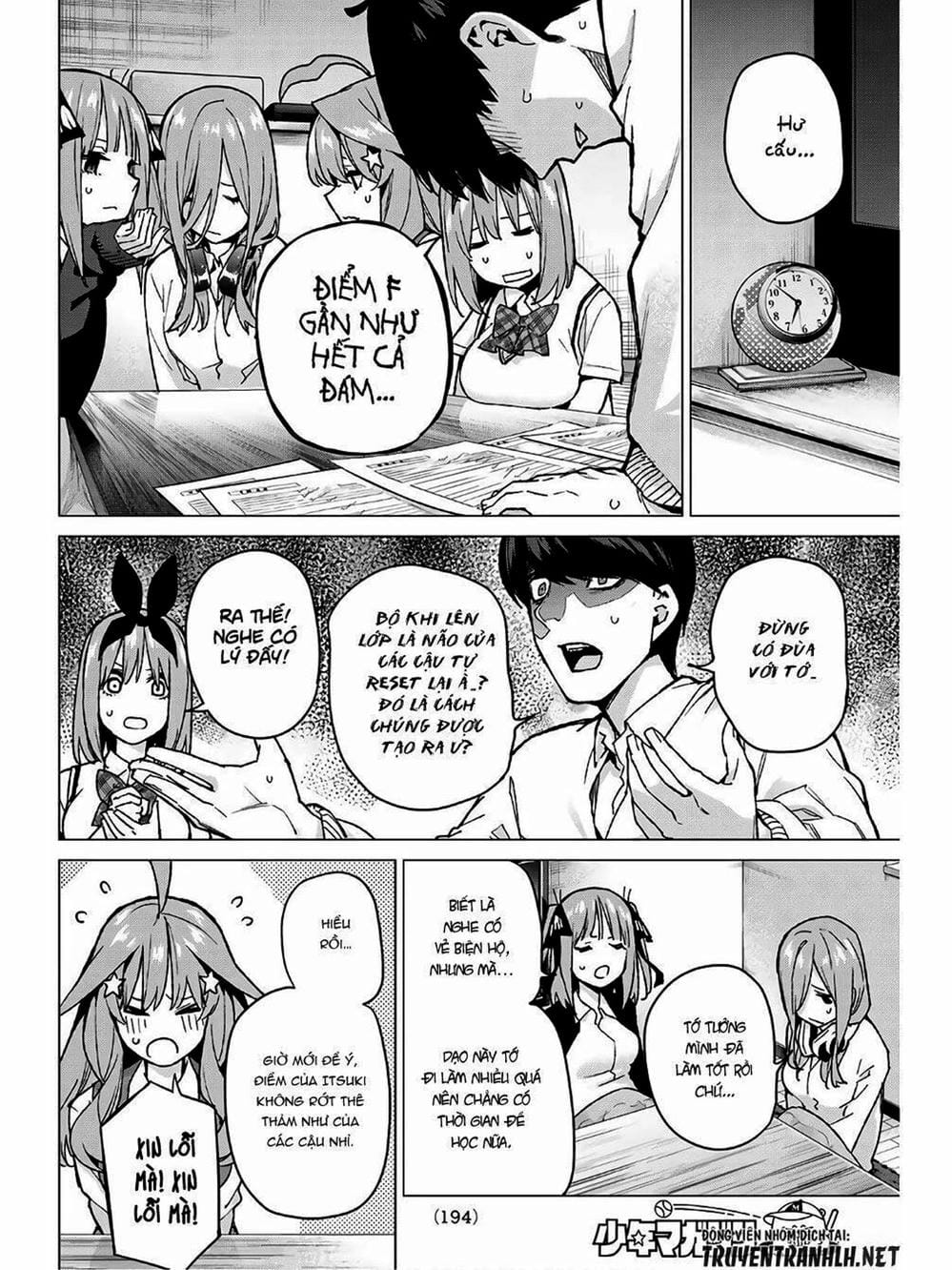 Truyện Tranh Nhà Có 5 Nàng Dâu - Gotoubun No Hanayome trang 6