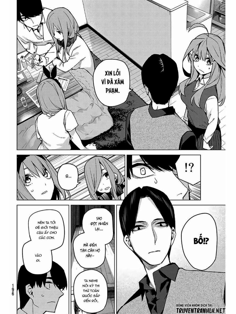 Truyện Tranh Nhà Có 5 Nàng Dâu - Gotoubun No Hanayome trang 6