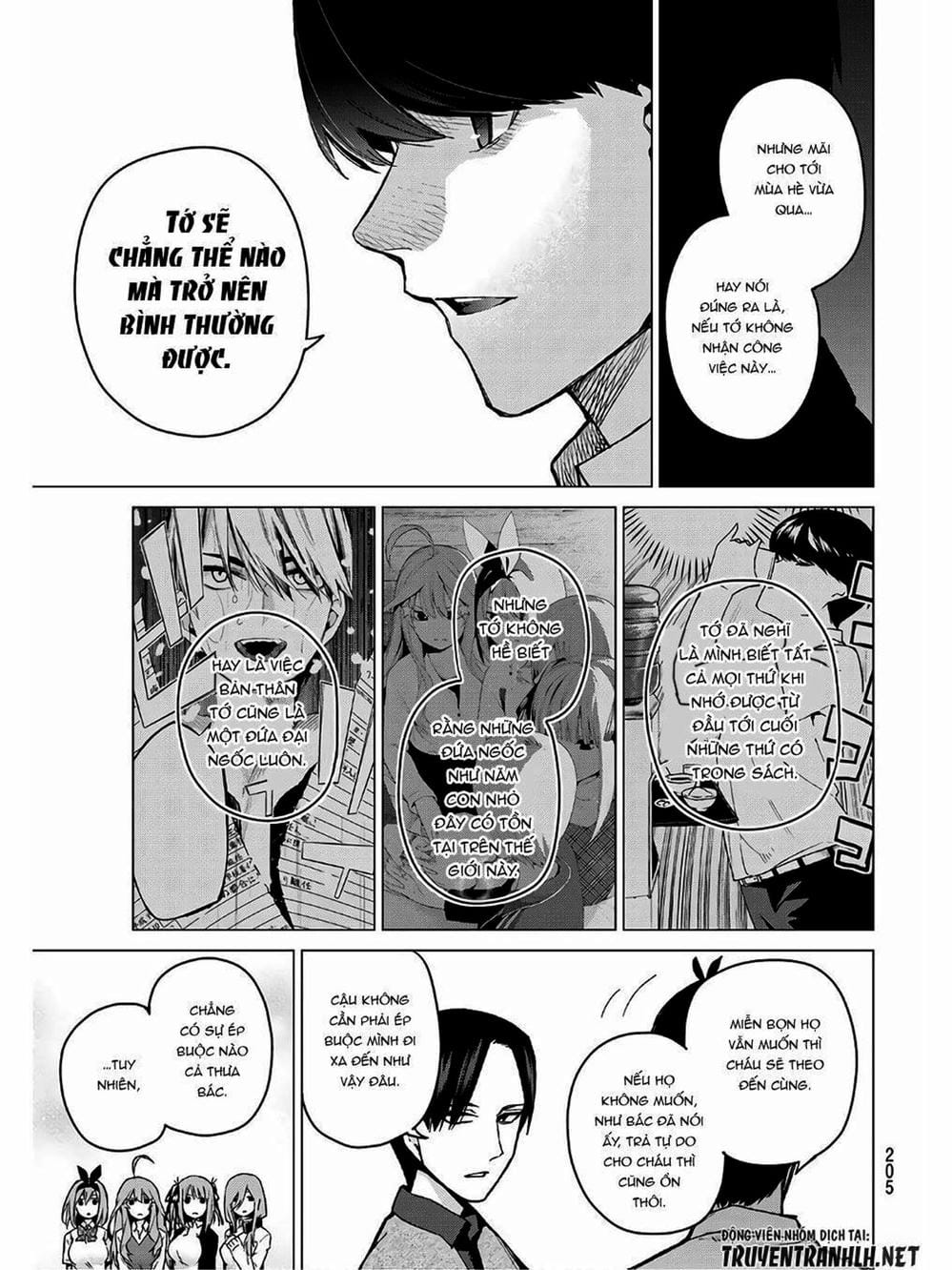 Truyện Tranh Nhà Có 5 Nàng Dâu - Gotoubun No Hanayome trang 6