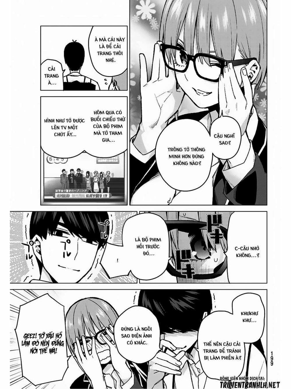 Truyện Tranh Nhà Có 5 Nàng Dâu - Gotoubun No Hanayome trang 6