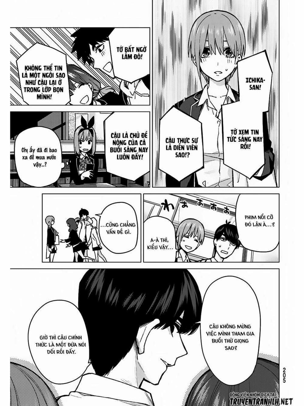 Truyện Tranh Nhà Có 5 Nàng Dâu - Gotoubun No Hanayome trang 6