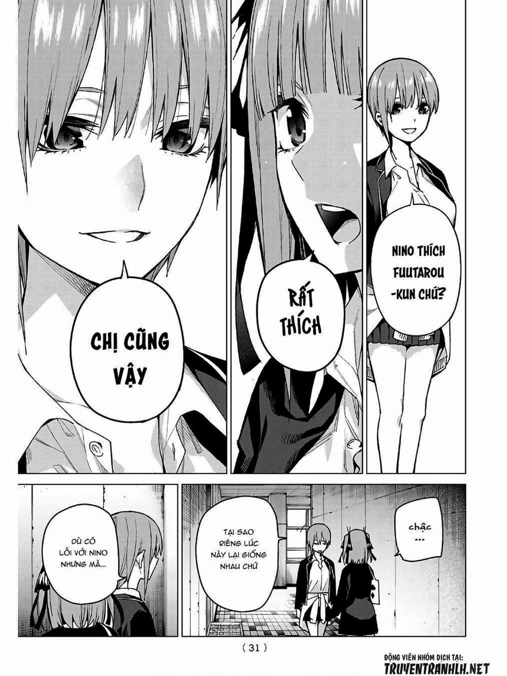 Truyện Tranh Nhà Có 5 Nàng Dâu - Gotoubun No Hanayome trang 6
