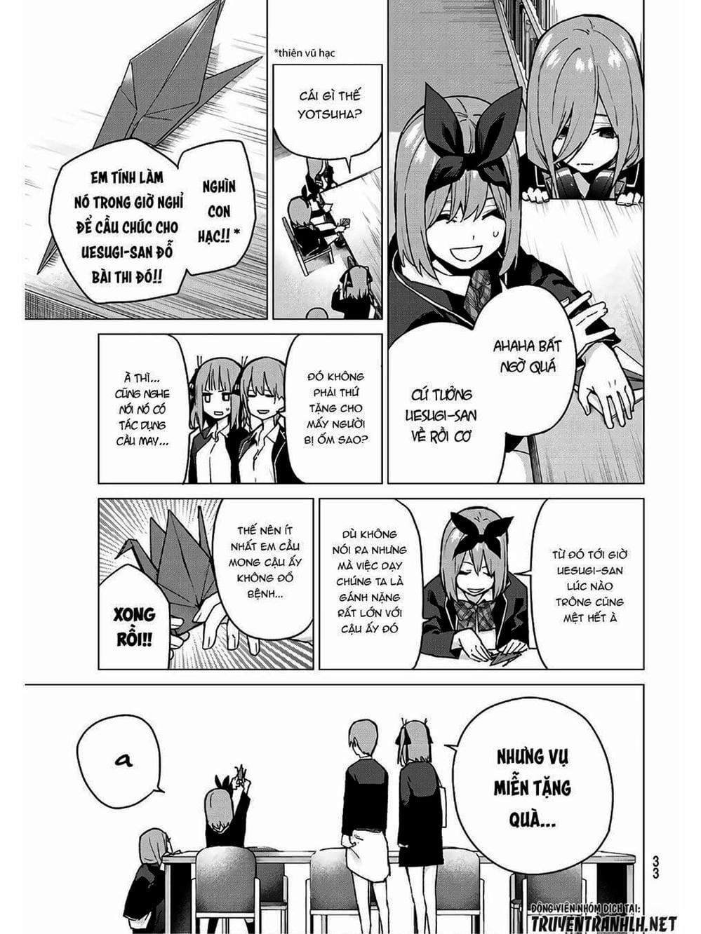 Truyện Tranh Nhà Có 5 Nàng Dâu - Gotoubun No Hanayome trang 6