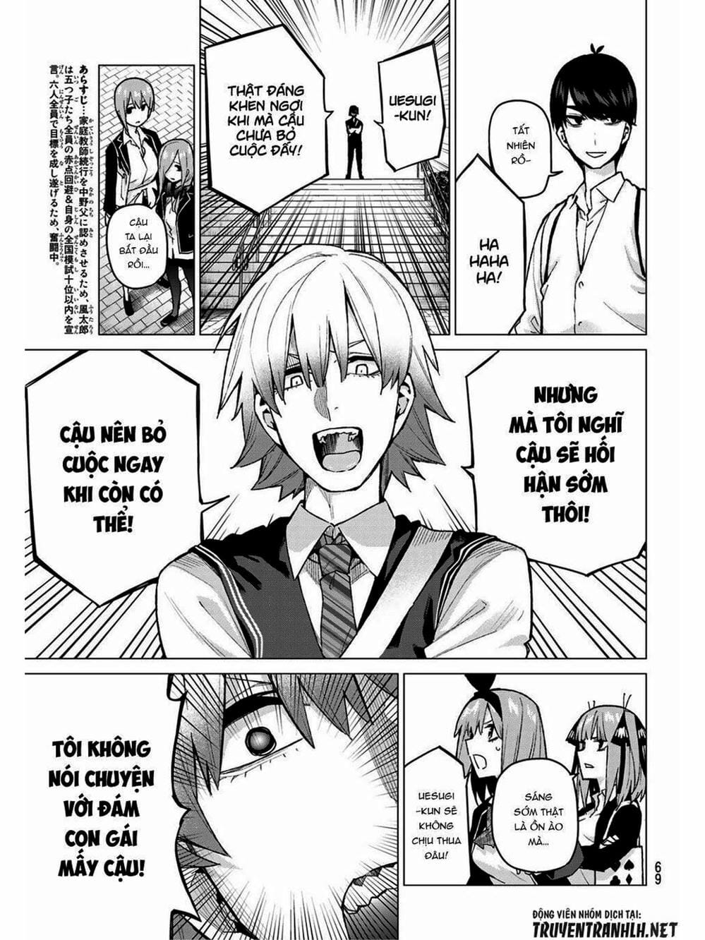 Truyện Tranh Nhà Có 5 Nàng Dâu - Gotoubun No Hanayome trang 6