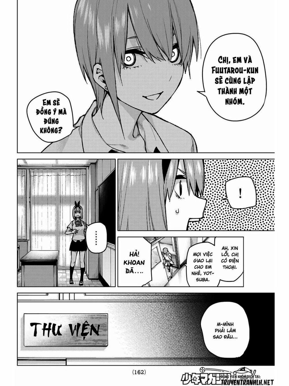 Truyện Tranh Nhà Có 5 Nàng Dâu - Gotoubun No Hanayome trang 6