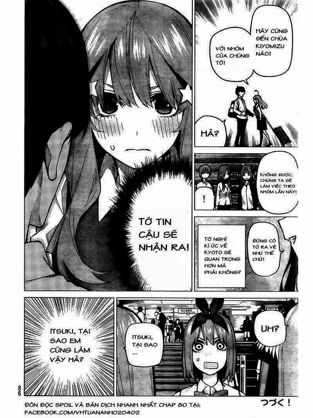 Truyện Tranh Nhà Có 5 Nàng Dâu - Gotoubun No Hanayome trang 6