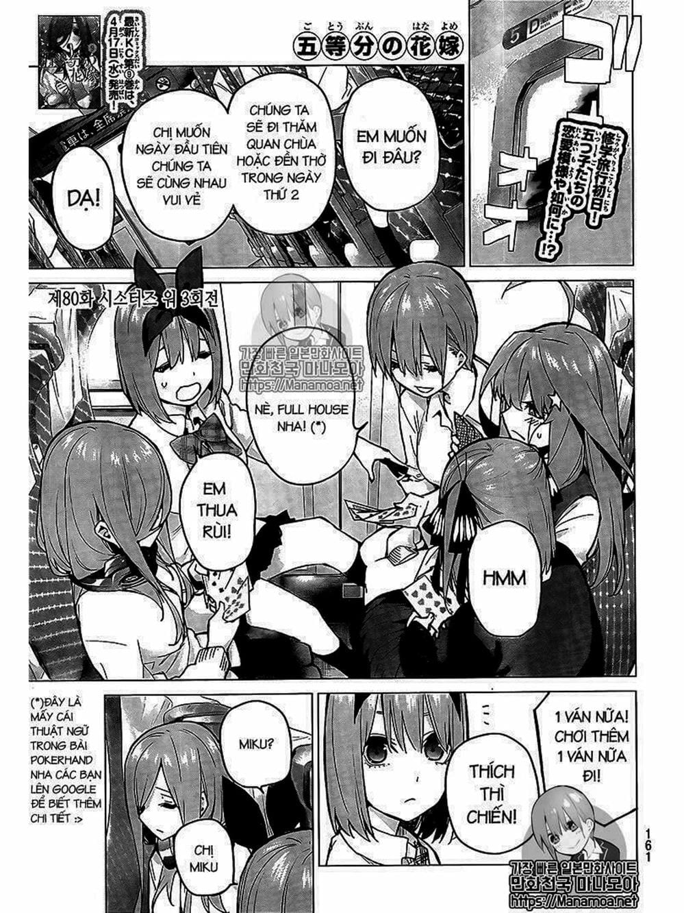 Truyện Tranh Nhà Có 5 Nàng Dâu - Gotoubun No Hanayome trang 6