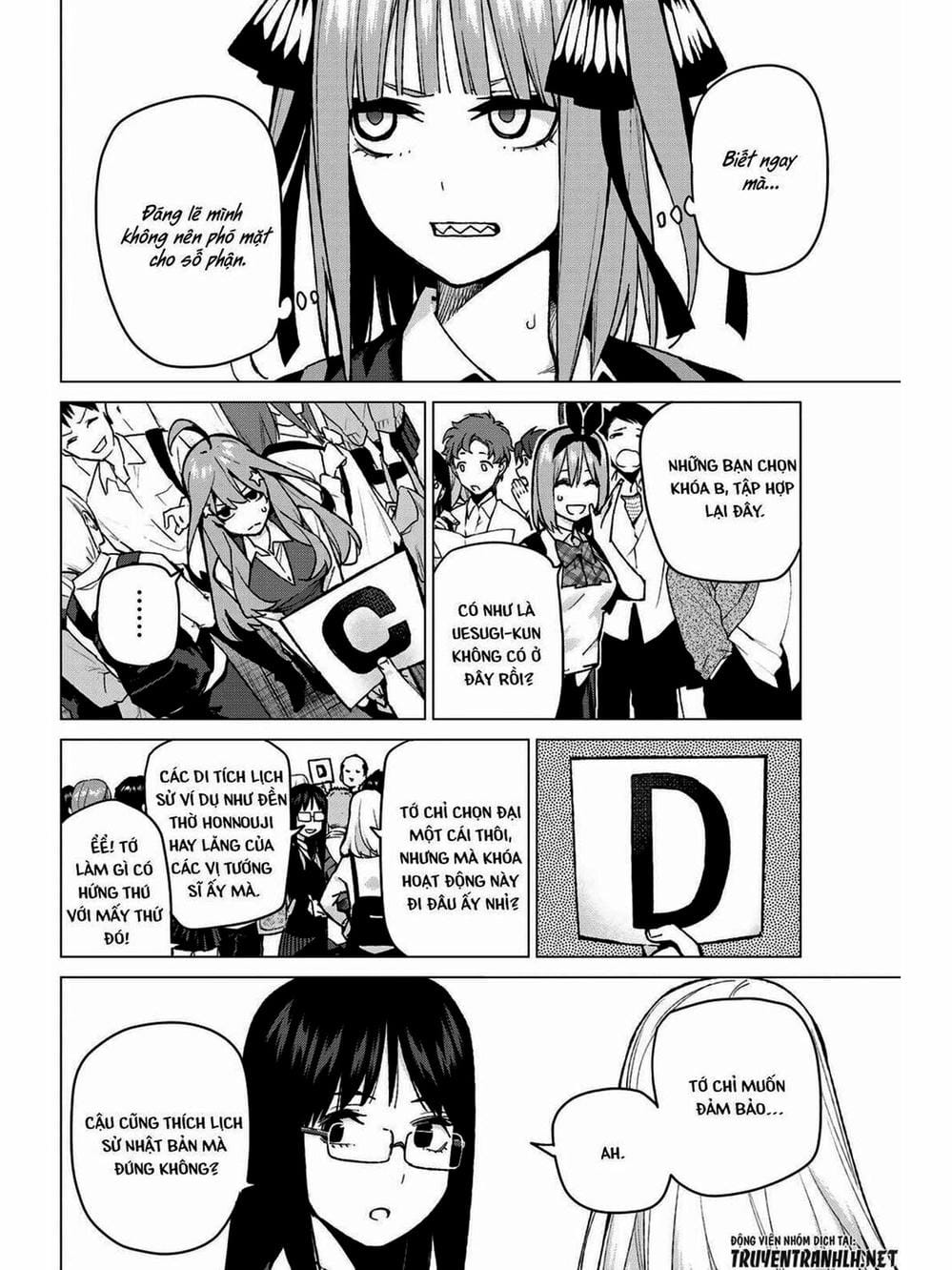 Truyện Tranh Nhà Có 5 Nàng Dâu - Gotoubun No Hanayome trang 6