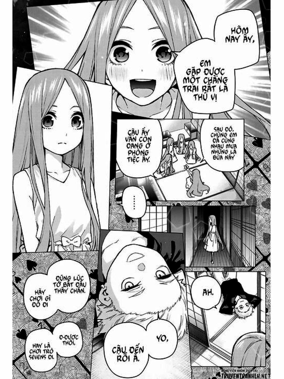 Truyện Tranh Nhà Có 5 Nàng Dâu - Gotoubun No Hanayome trang 6