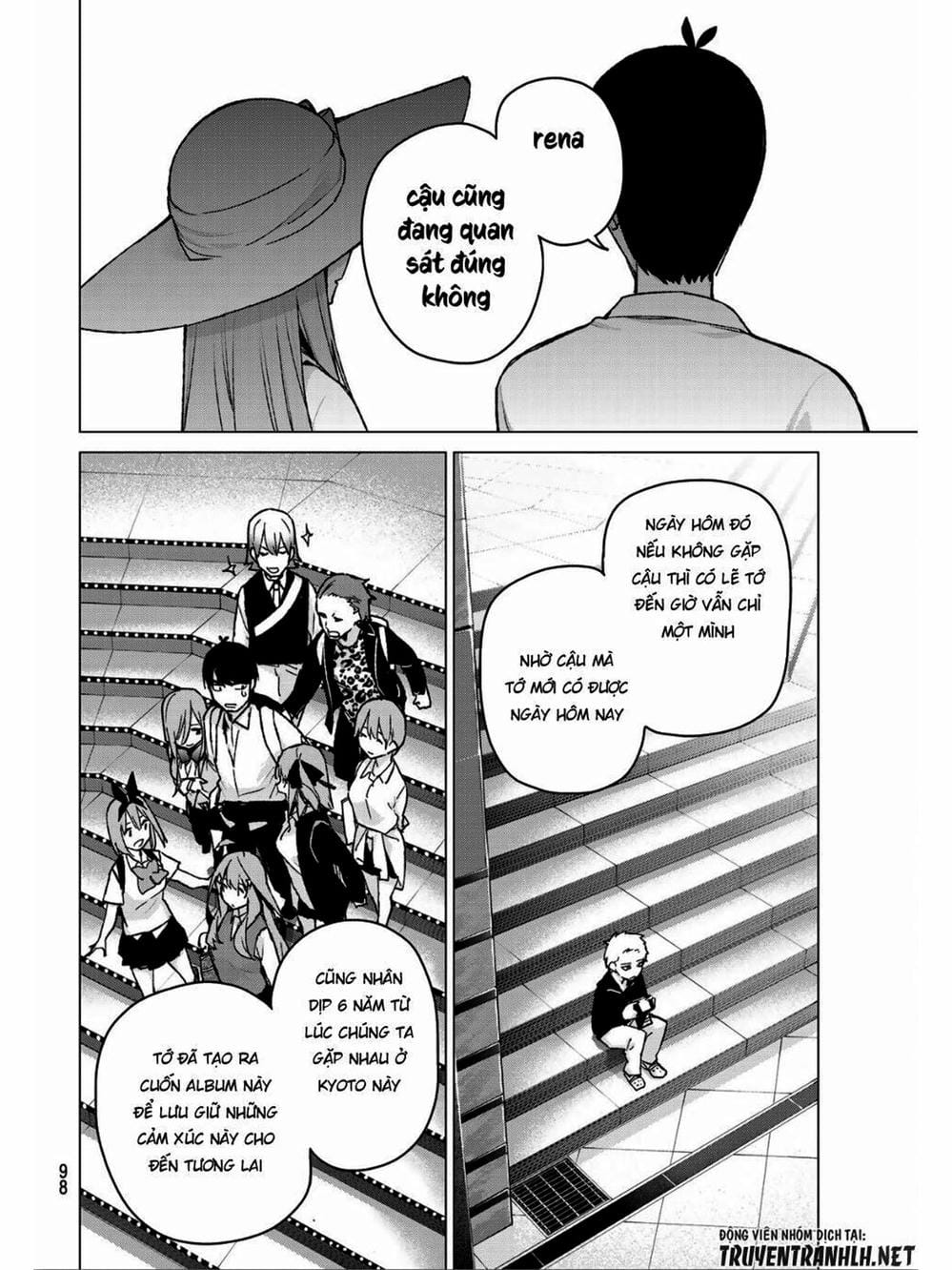 Truyện Tranh Nhà Có 5 Nàng Dâu - Gotoubun No Hanayome trang 6