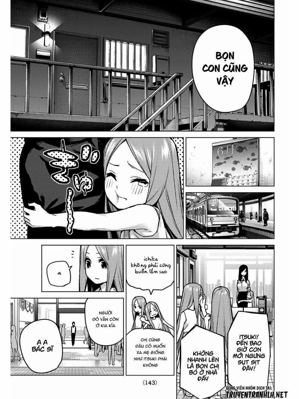 Truyện Tranh Nhà Có 5 Nàng Dâu - Gotoubun No Hanayome trang 6