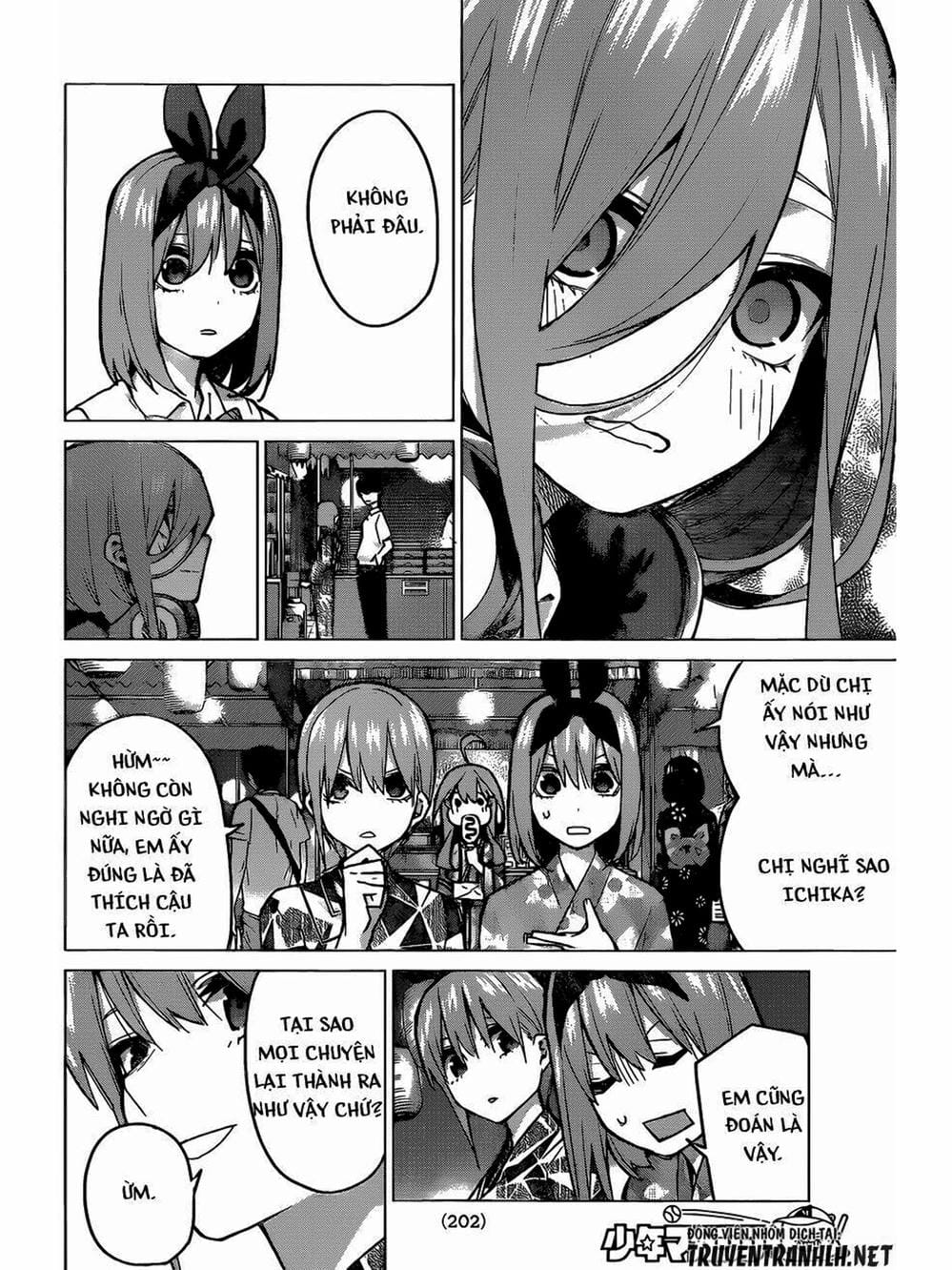 Truyện Tranh Nhà Có 5 Nàng Dâu - Gotoubun No Hanayome trang 6