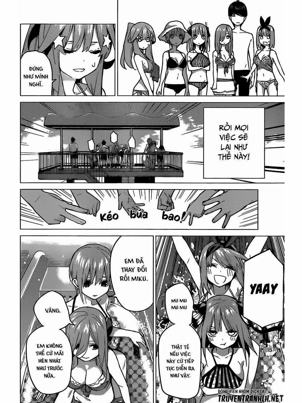 Truyện Tranh Nhà Có 5 Nàng Dâu - Gotoubun No Hanayome trang 6