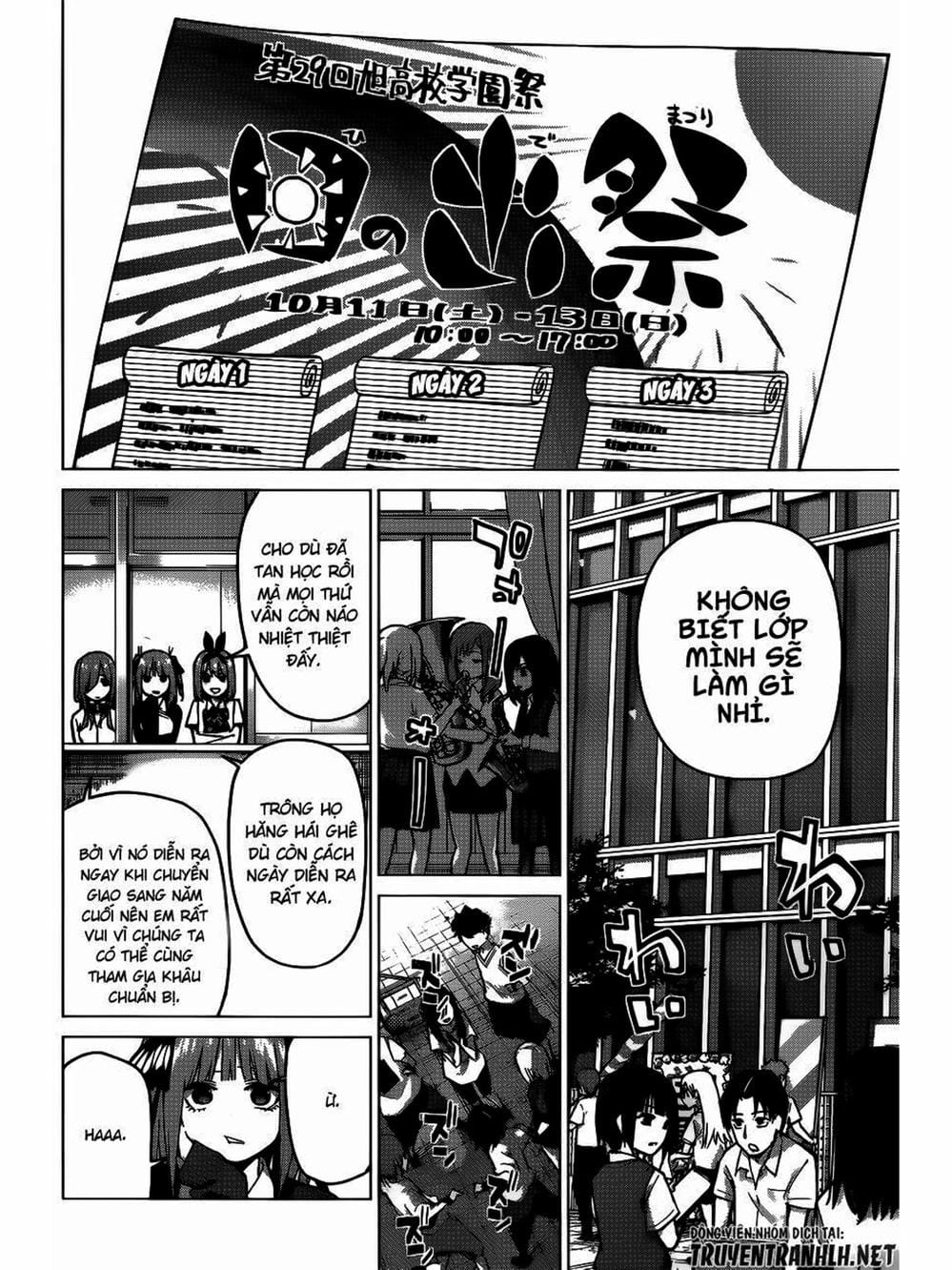 Truyện Tranh Nhà Có 5 Nàng Dâu - Gotoubun No Hanayome trang 6