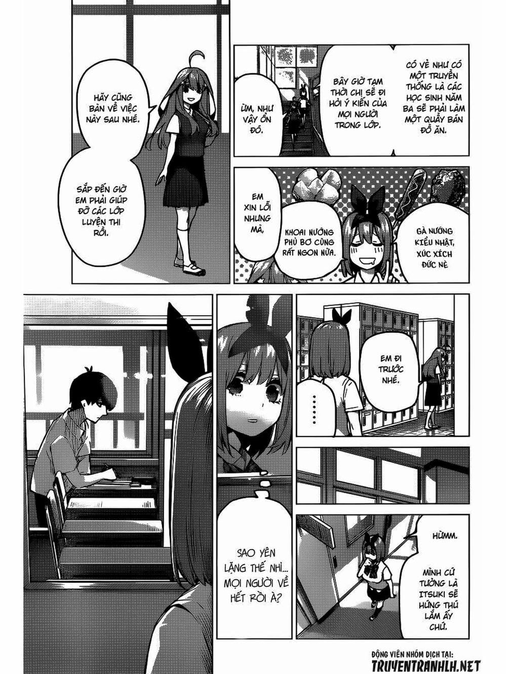 Truyện Tranh Nhà Có 5 Nàng Dâu - Gotoubun No Hanayome trang 6