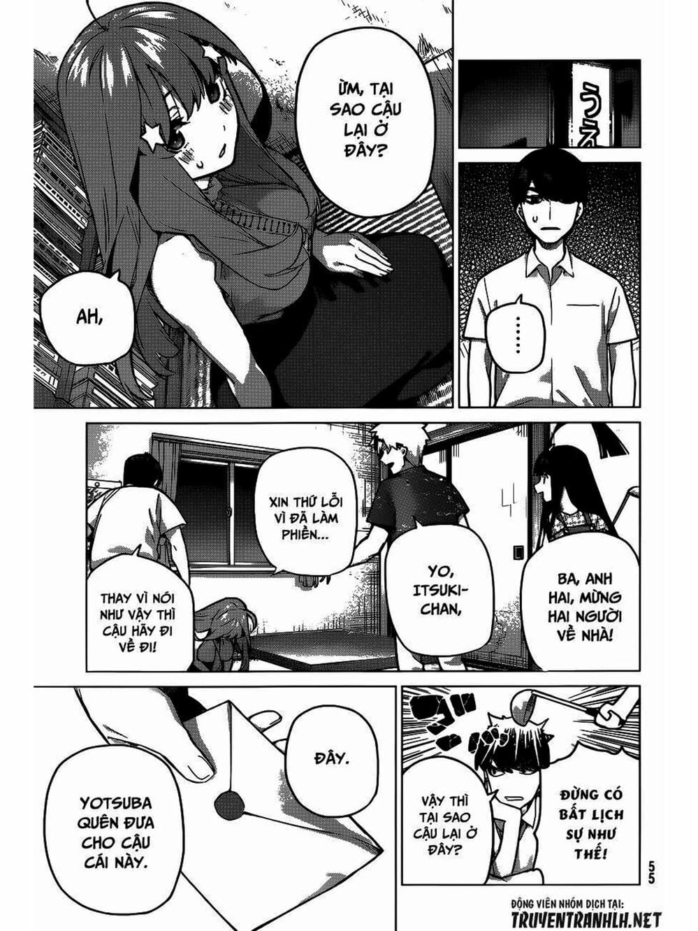 Truyện Tranh Nhà Có 5 Nàng Dâu - Gotoubun No Hanayome trang 6