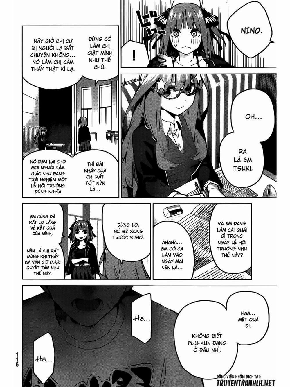 Truyện Tranh Nhà Có 5 Nàng Dâu - Gotoubun No Hanayome trang 6