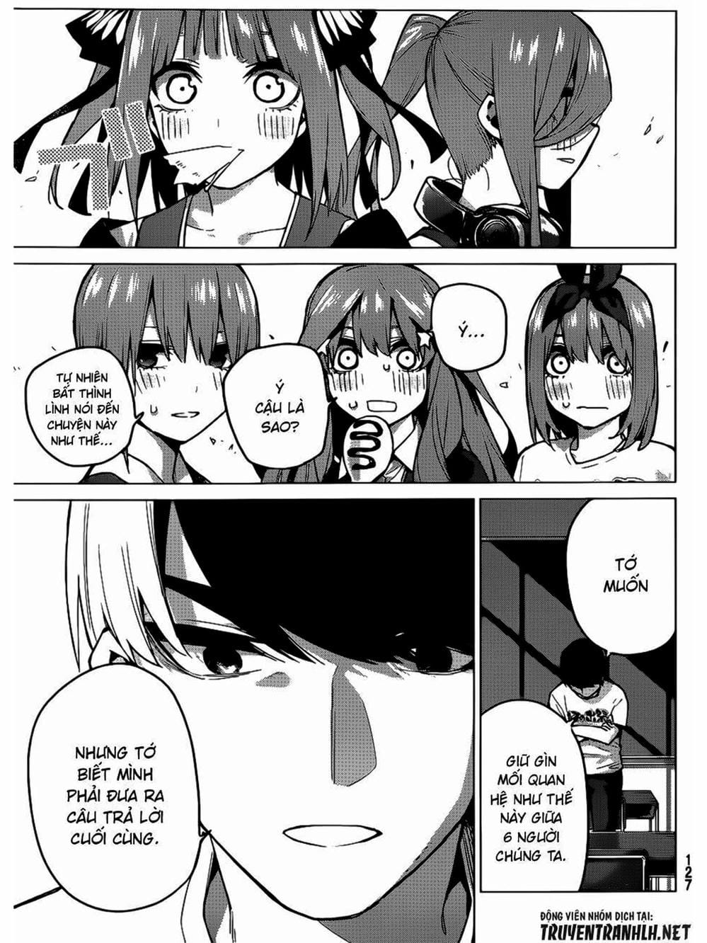 Truyện Tranh Nhà Có 5 Nàng Dâu - Gotoubun No Hanayome trang 6